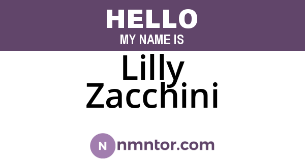 Lilly Zacchini