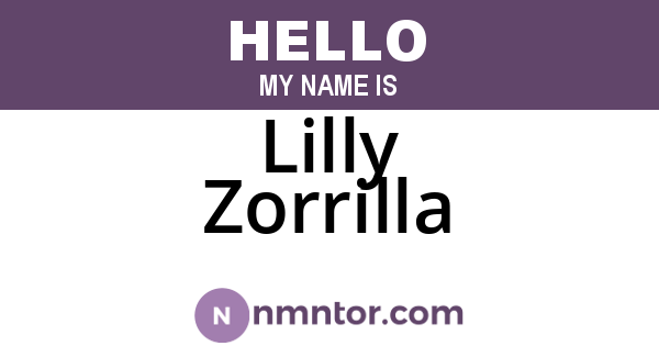 Lilly Zorrilla