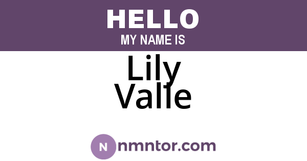 Lily Valle
