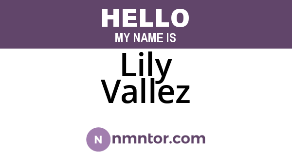 Lily Vallez