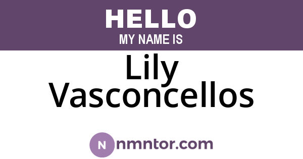 Lily Vasconcellos