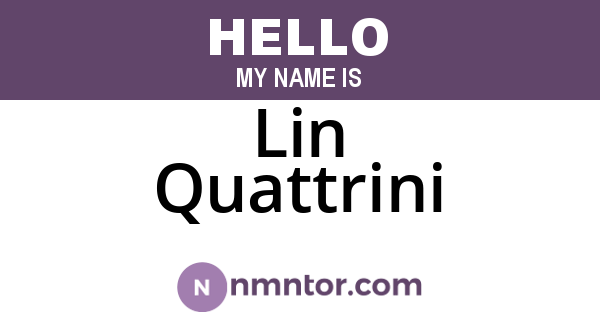Lin Quattrini