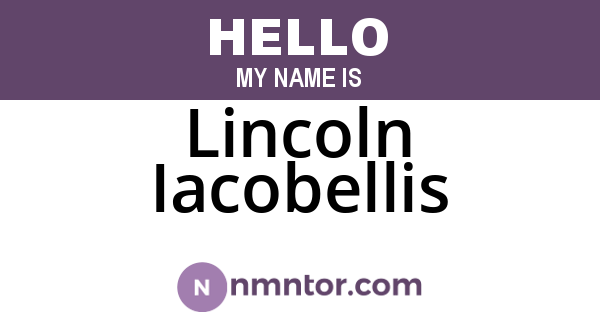 Lincoln Iacobellis