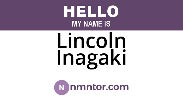 Lincoln Inagaki