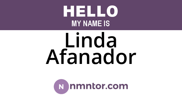 Linda Afanador