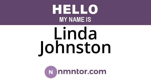 Linda Johnston