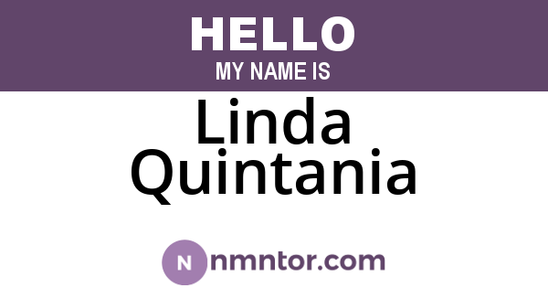 Linda Quintania