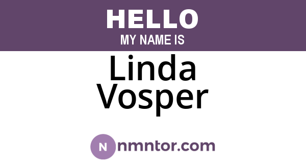 Linda Vosper