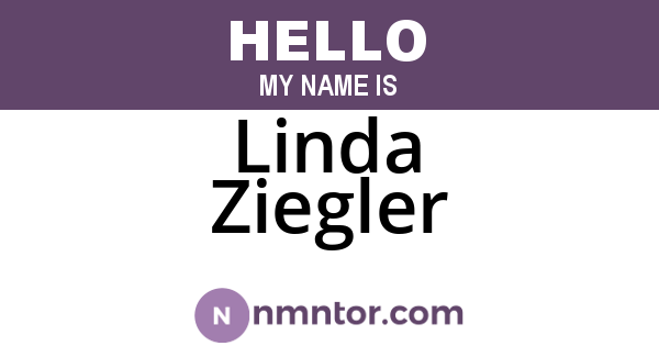 Linda Ziegler