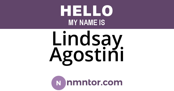 Lindsay Agostini