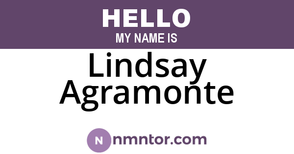 Lindsay Agramonte