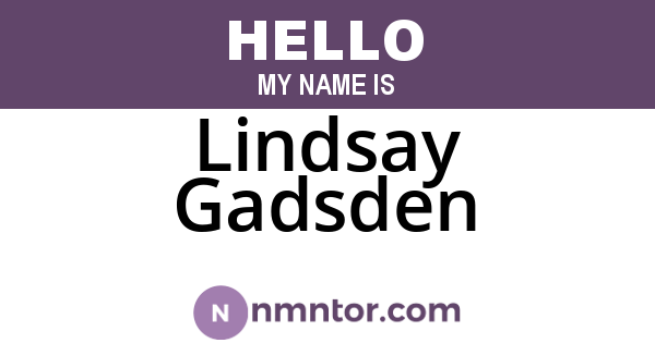 Lindsay Gadsden