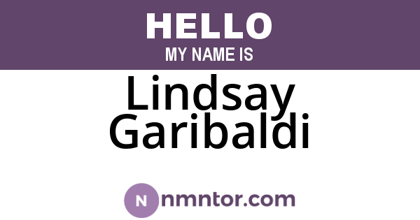 Lindsay Garibaldi