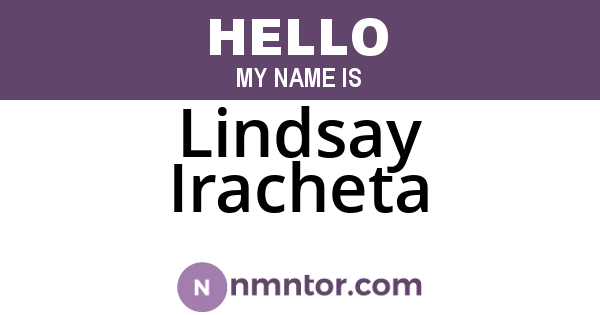 Lindsay Iracheta