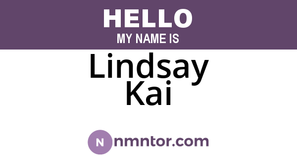 Lindsay Kai