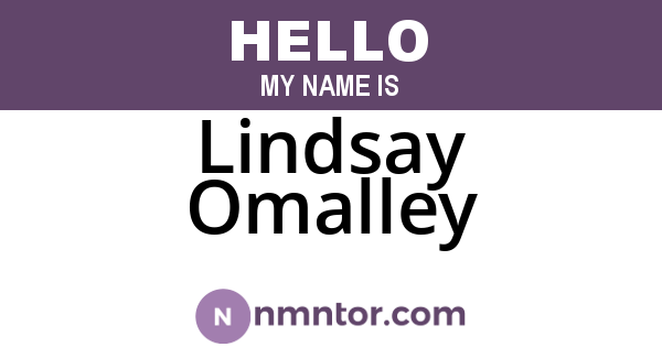 Lindsay Omalley
