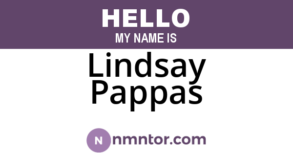 Lindsay Pappas