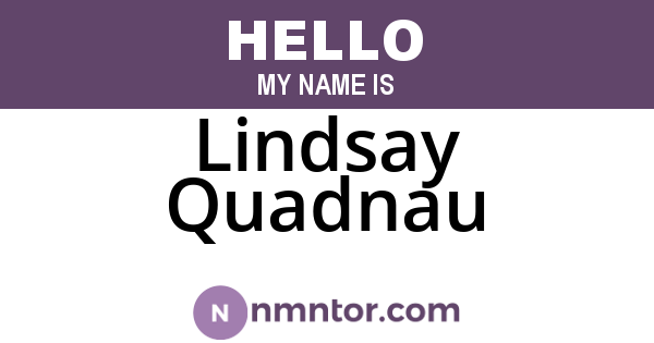 Lindsay Quadnau