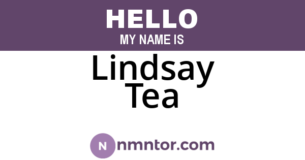 Lindsay Tea