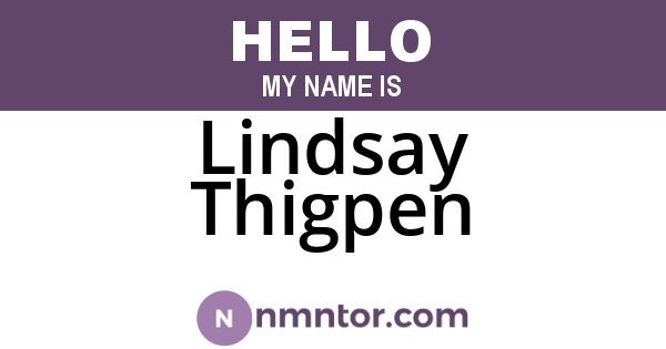 Lindsay Thigpen