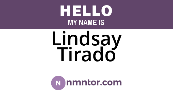 Lindsay Tirado