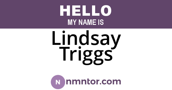 Lindsay Triggs