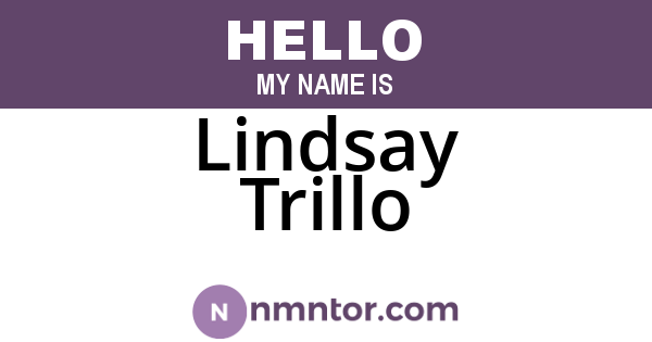 Lindsay Trillo