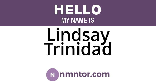 Lindsay Trinidad