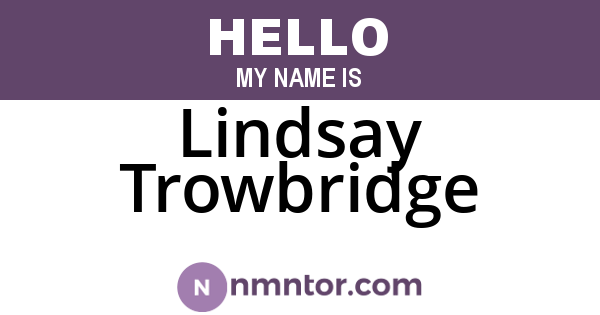 Lindsay Trowbridge