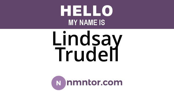 Lindsay Trudell
