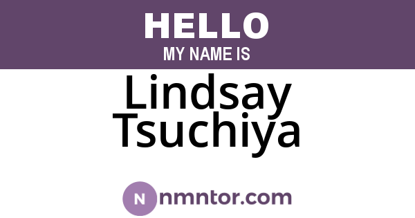 Lindsay Tsuchiya