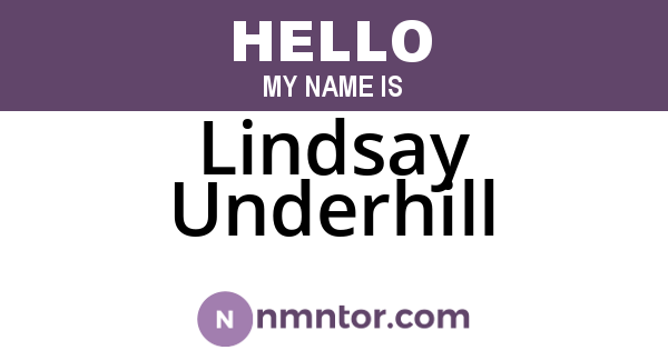 Lindsay Underhill