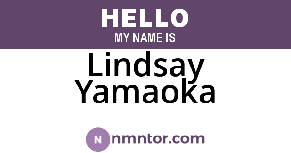 Lindsay Yamaoka