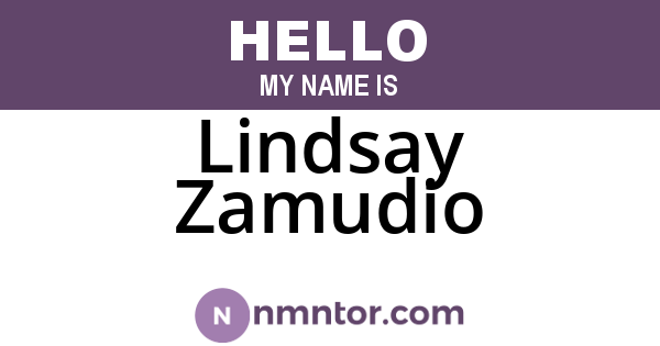 Lindsay Zamudio