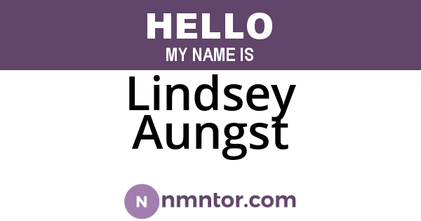 Lindsey Aungst