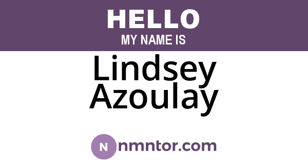 Lindsey Azoulay