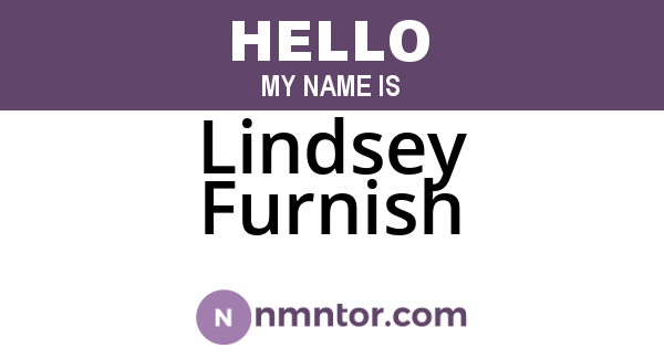 Lindsey Furnish