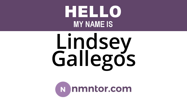 Lindsey Gallegos