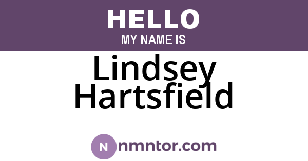 Lindsey Hartsfield