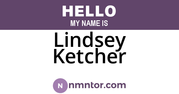 Lindsey Ketcher