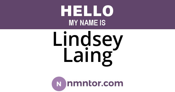 Lindsey Laing