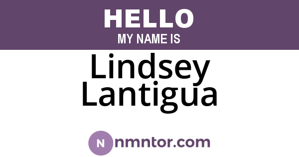 Lindsey Lantigua