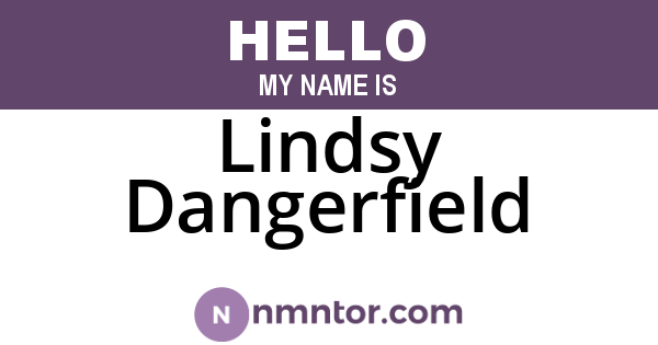 Lindsy Dangerfield
