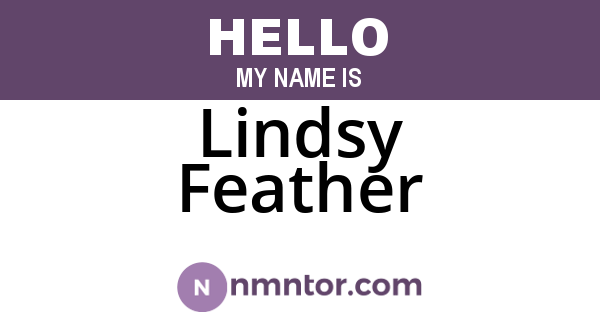Lindsy Feather