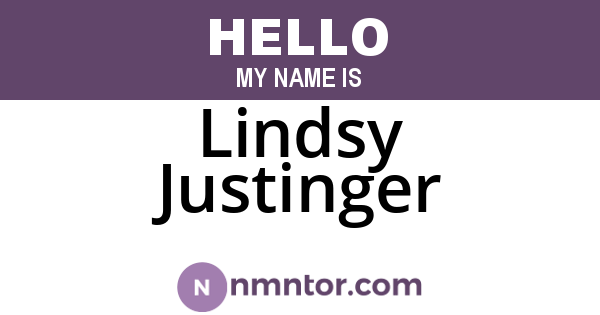 Lindsy Justinger