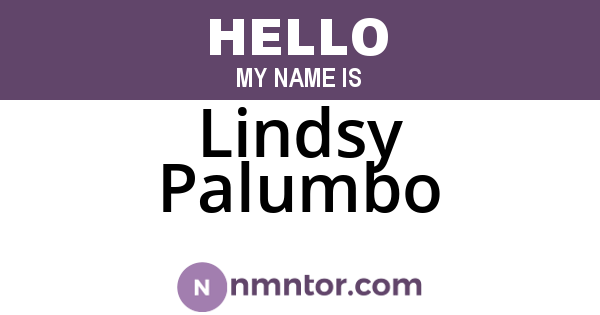 Lindsy Palumbo