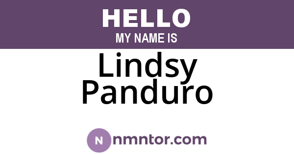 Lindsy Panduro