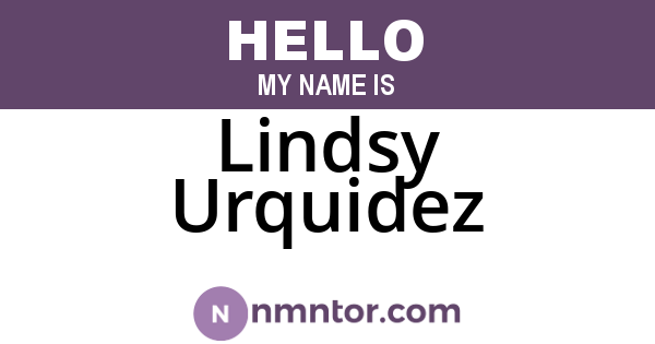 Lindsy Urquidez