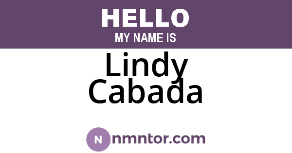 Lindy Cabada