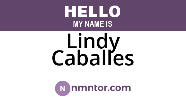 Lindy Caballes